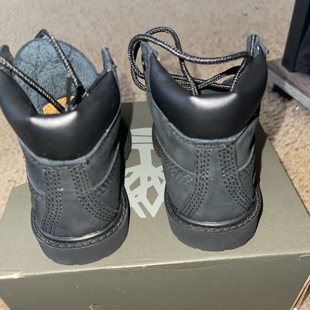 Toddler Black Timberlands